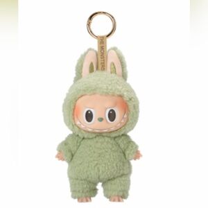 Authentic exciting macaron labubu green grape